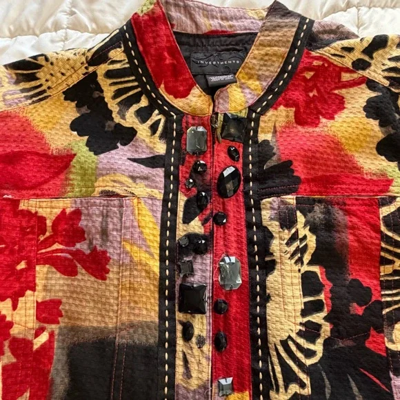 Investments Multicolor Floral Women's Blazer - Picture 14 of 15